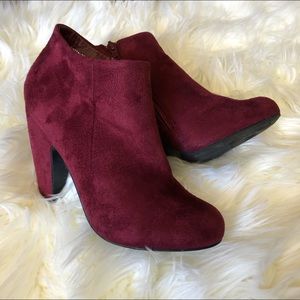 Faux Suede Booties